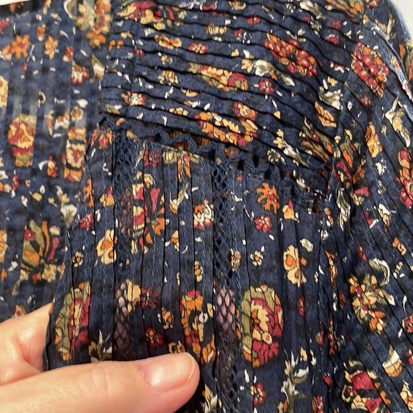 NEW Veronica Beard Shireen Pleated Floral Midi-Dress - Picture 15 of 17